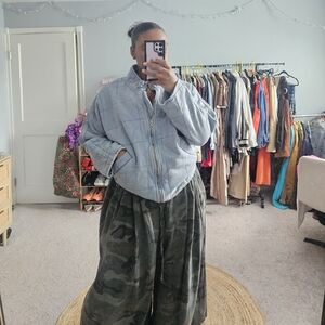 Free People Dolman Quilted Jacket, Light Blue